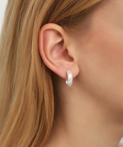 Silver Minimalist Earrings