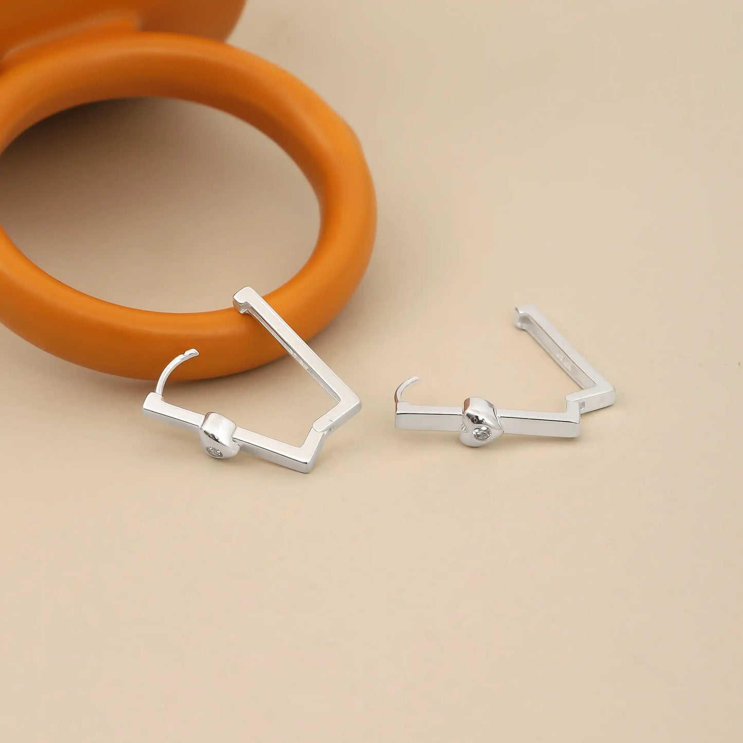 Silver Minimalist Earrings