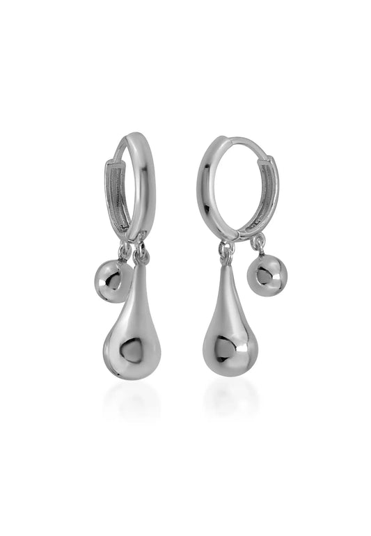 Silver Drop Earrings