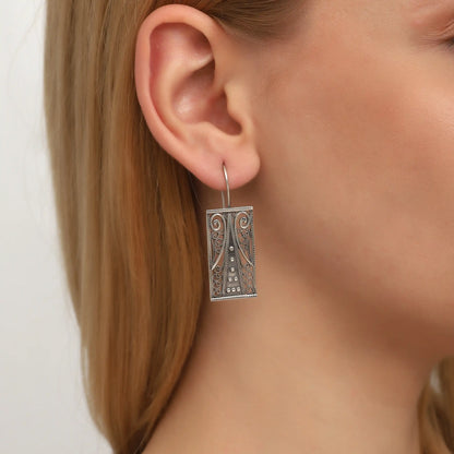 Silver Boho Earrings