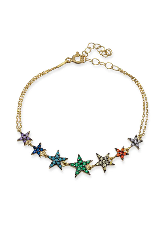 Silver Minimalist Star Bracelet