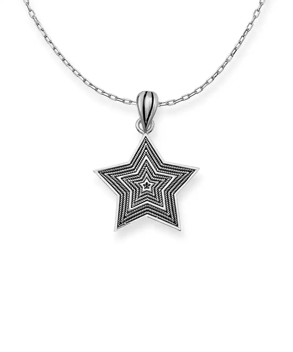 Silver Star Necklace