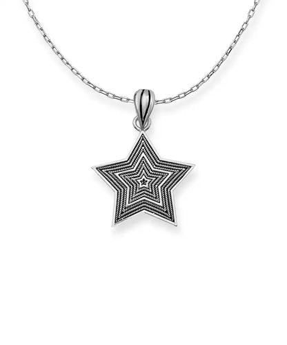 Silver Star Necklace