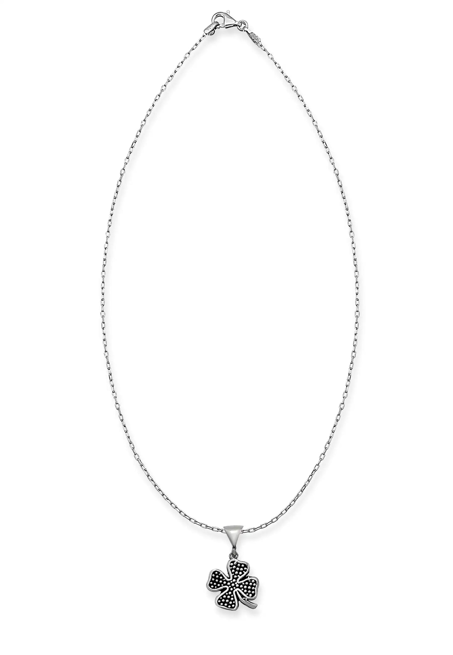 Silver Clover Necklace