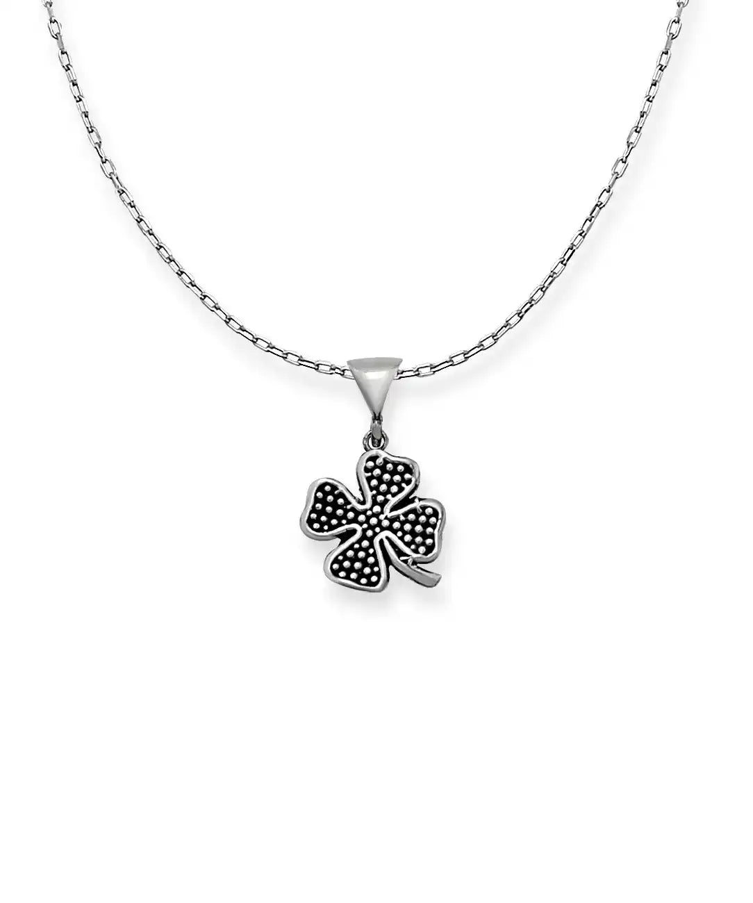 Silver Clover Necklace