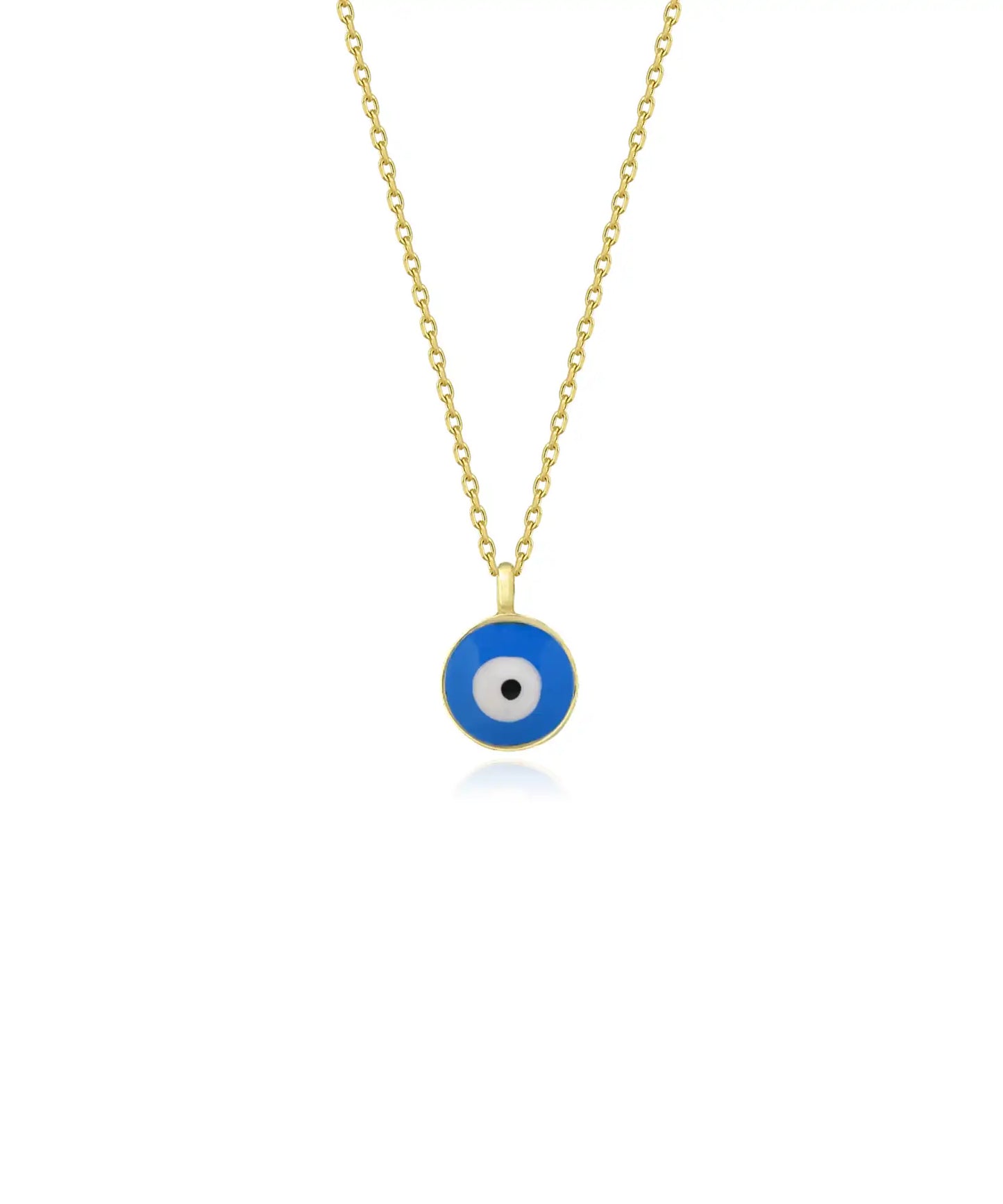 Silver Evil Eye Necklace