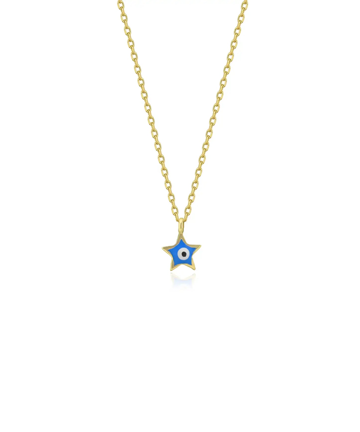 Silver Evil Eye Necklace