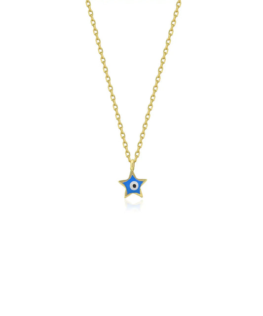 Silver Evil Eye Necklace