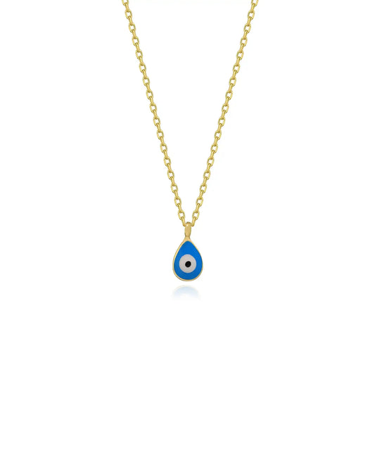 Silver Evil Eye Necklace