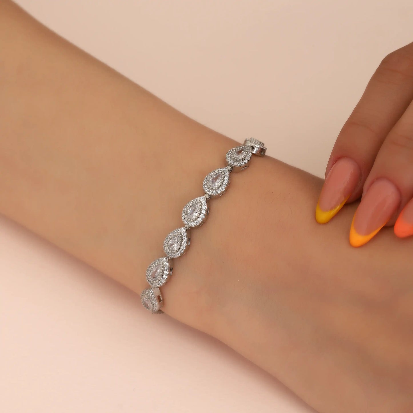 Silver Stone Bracelet