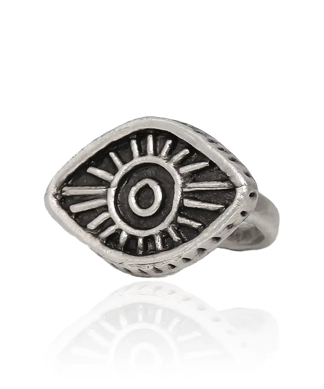 Silver Plated Evileye Ring