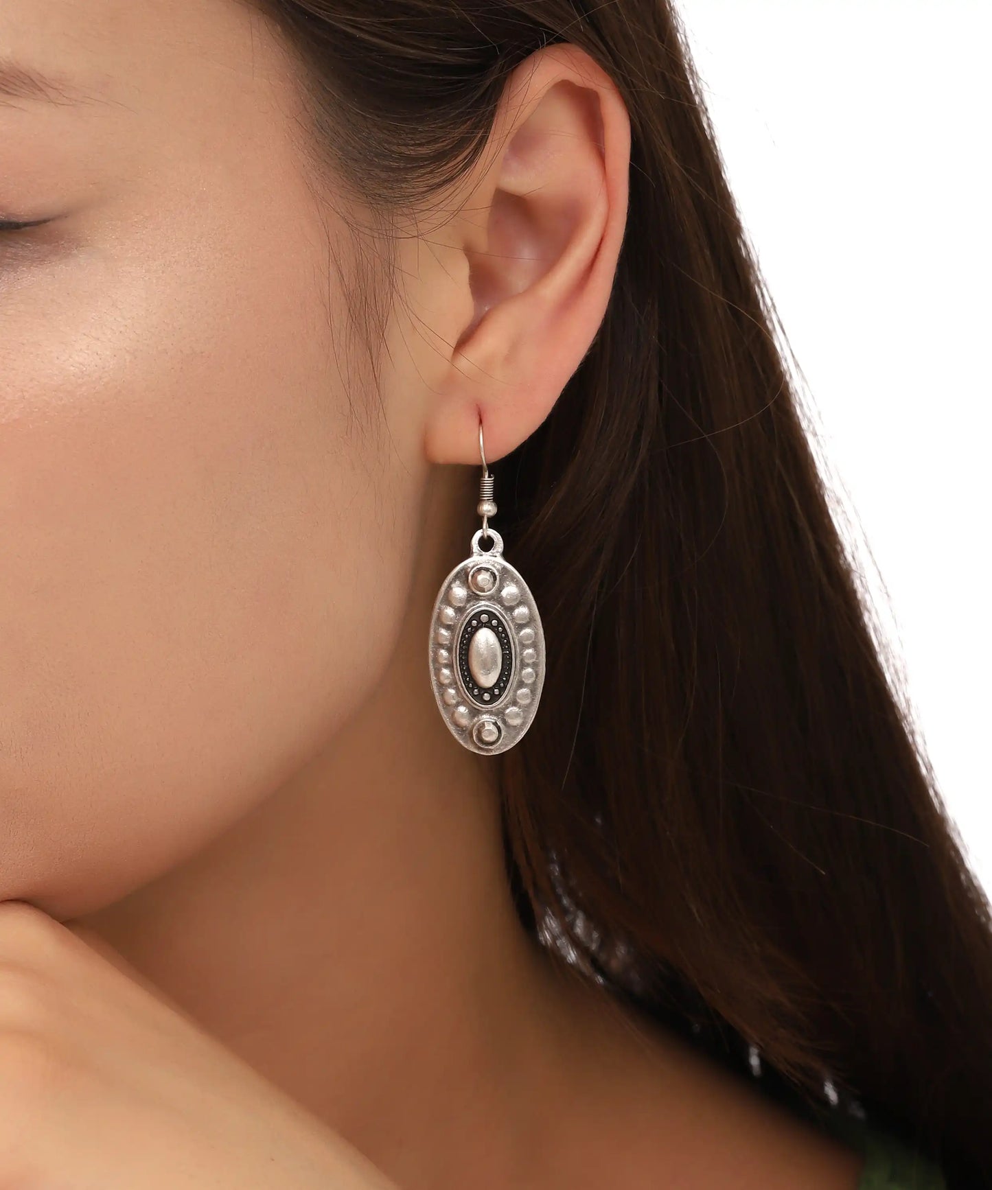 Silver Plated Boho Earrings