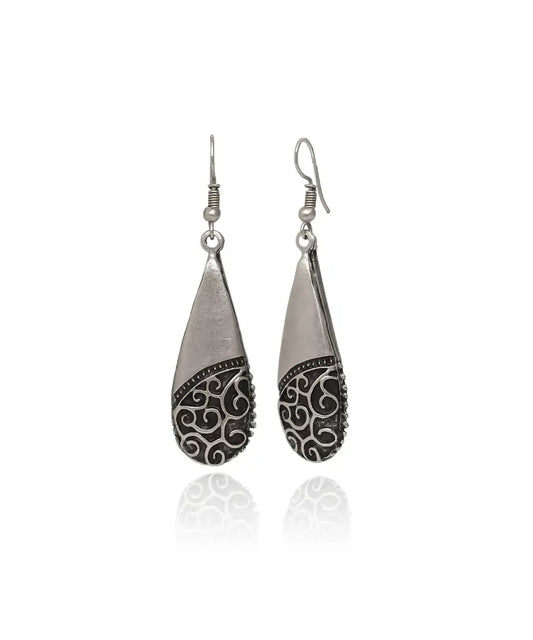 Silver Plated Boho Earrings