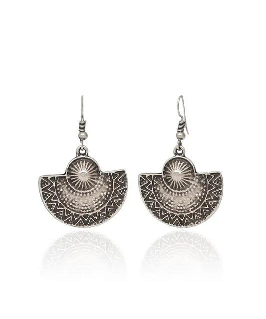 Silver Plated Boho Earrings