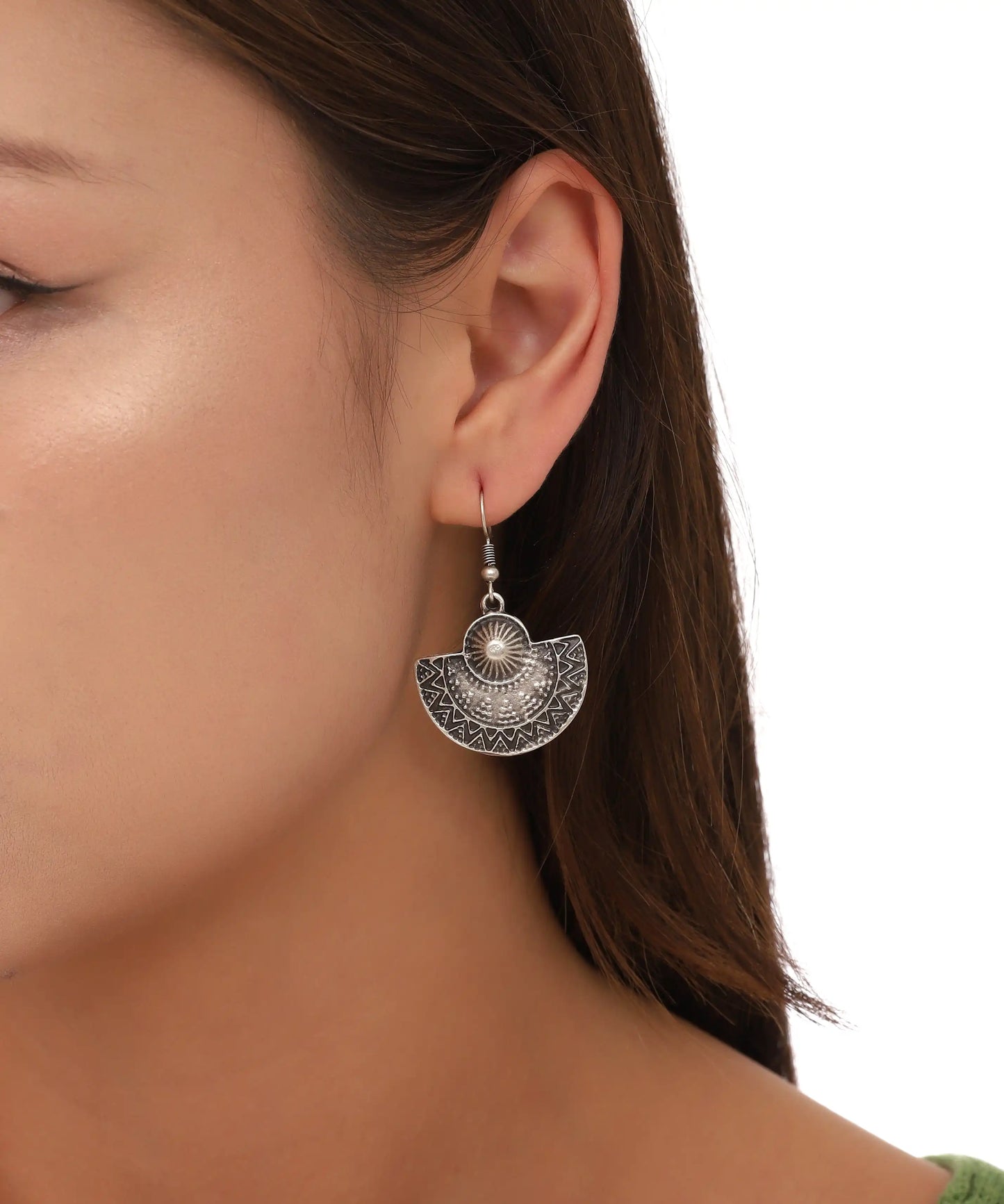 Silver Plated Boho Earrings