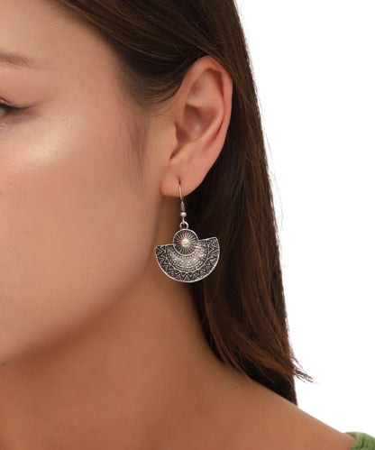 Silver Plated Boho Earrings