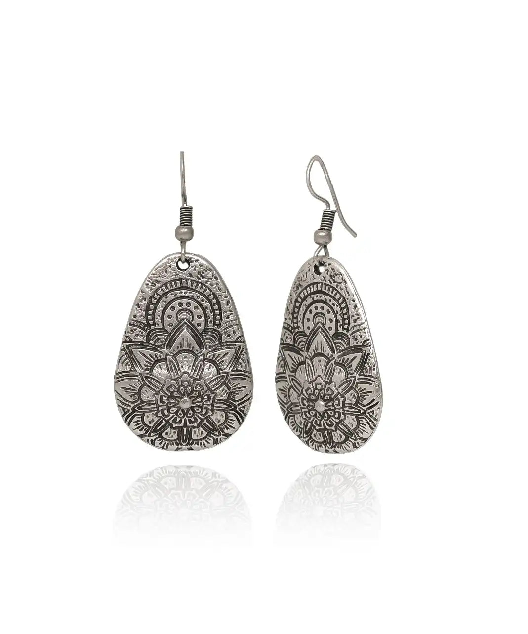 Silver Plated Boho Earrings