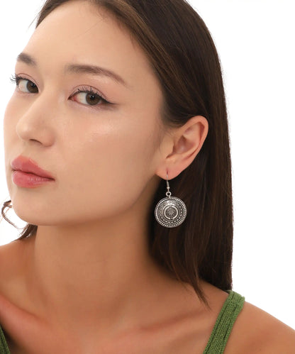 Silver Plated Boho Earrings