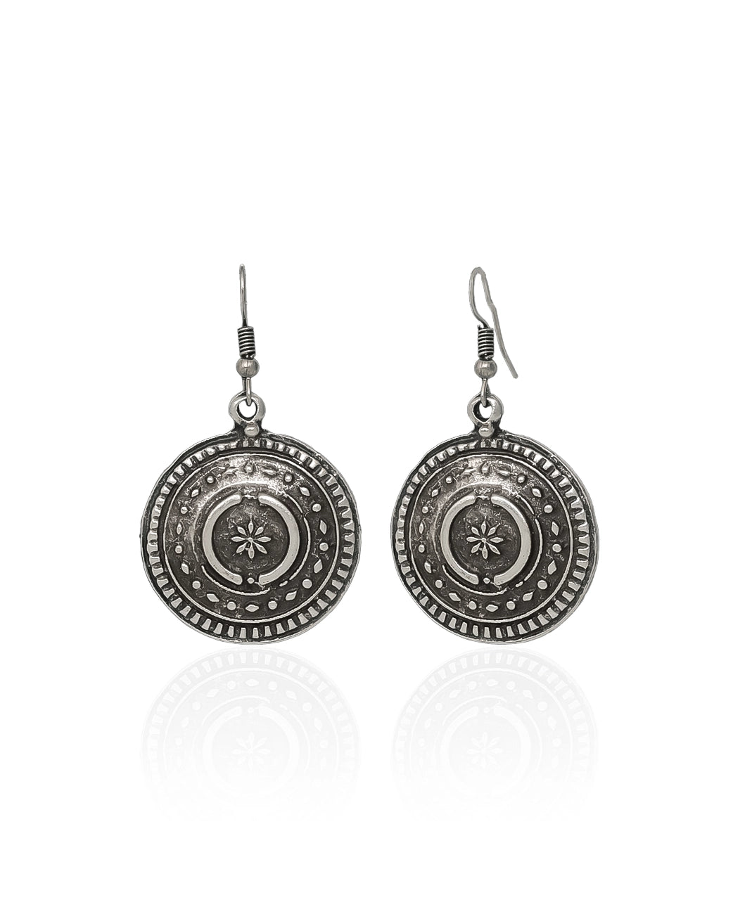 Silver Plated Boho Earrings