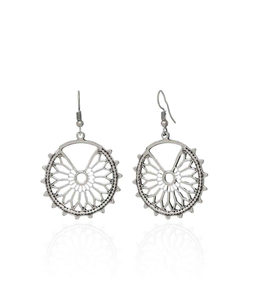 Silver Plated Boho Earrings