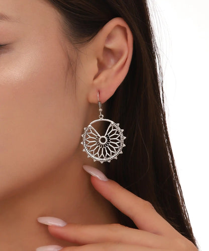 Silver Plated Boho Earrings