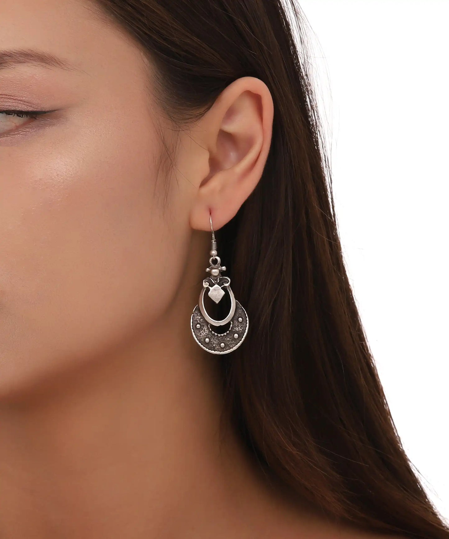 Silver Plated Boho Earrings