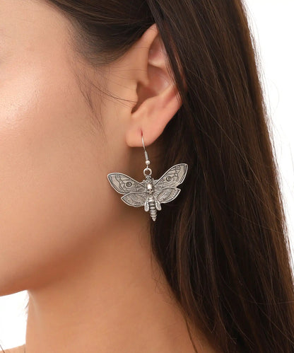 Silver Plated Butterfly Earrings